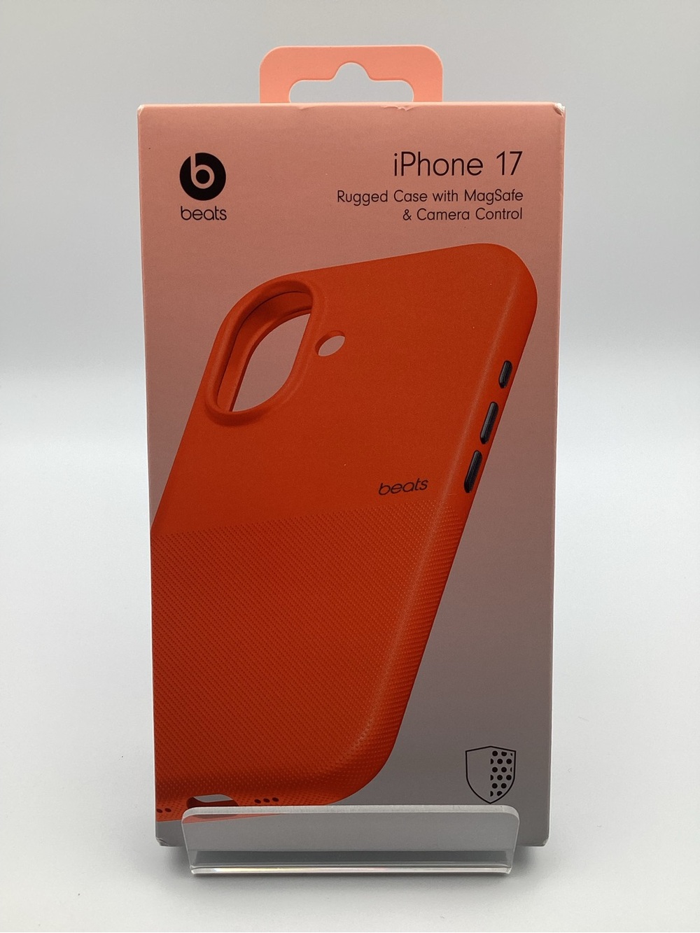 Beats iPhone 17 Rugged Case with MagSafe and Camera Control – Sierra Orange
